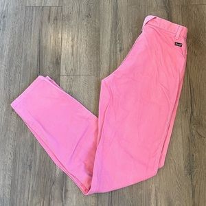 Pink bareback wranglers